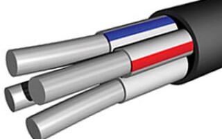 The main technical characteristics of the power cable AVVG