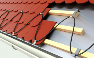 How to choose a heating cable for roof and gutter heating?