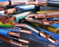 How do I calculate the required wire cross-section based on load power?