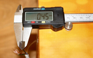 Determining the cross sectional area of a conductor by its diameter