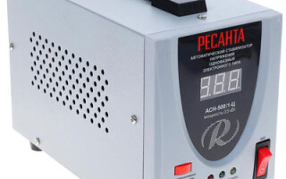 What voltage regulator is necessary for the fridge