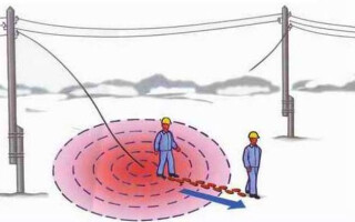 What is step voltage and how to get out of the hazardous area