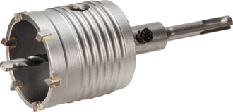 How do I choose a concrete drill bit for power outlets?