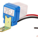 Wiring diagram of the light barrier relay for street lighting