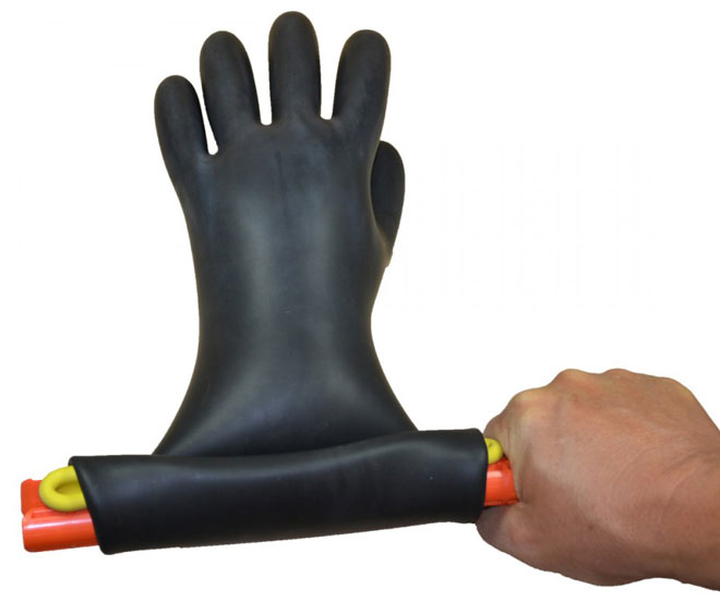 How do I test dielectric gloves?