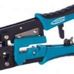 Press pliers for crimping wire lugs