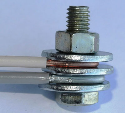 How do I calculate the required wire cross-section based on the load wattage?