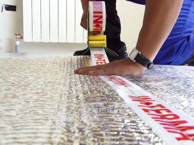How to install electric underfloor heating under tile?
