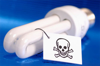 How do I dispose of fluorescent bulbs?