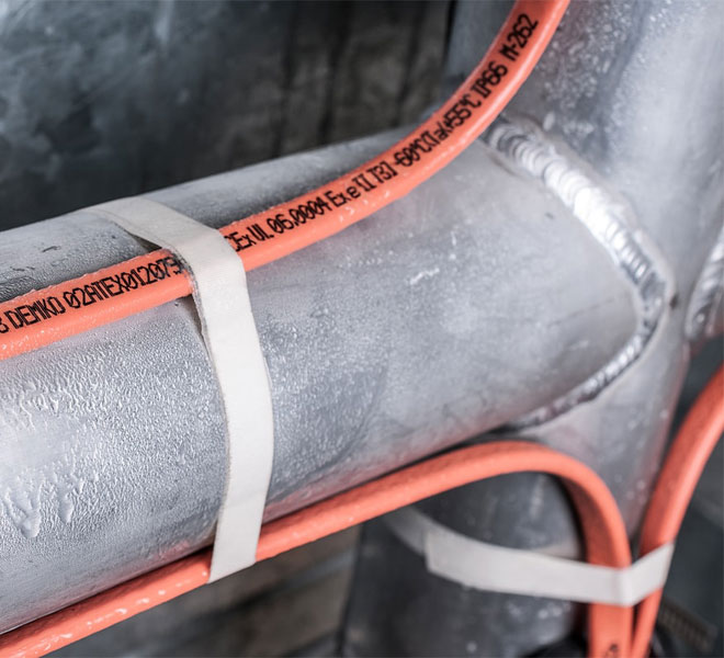 How to choose and connect a heating cable inside and outside a water pipe