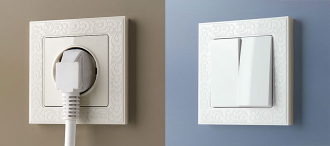 How to correctly arrange the sockets and switches in the apartment to the European standard?