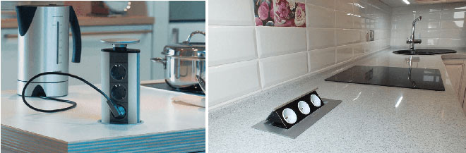 How to properly position outlets in the kitchen - height, number and placement