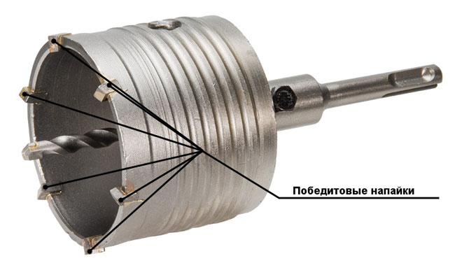 The main types of drill bits for drilling concrete