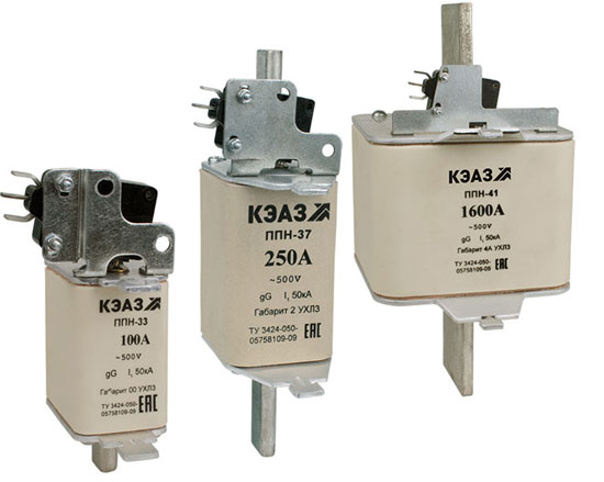 Fuses - purpose, types and kinds, construction and operating principle