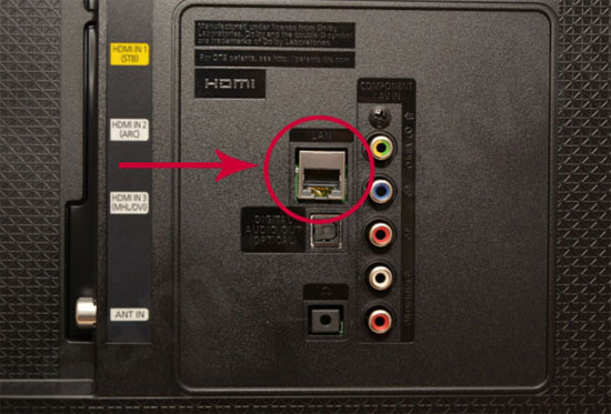 How do I connect and set up the Internet on my TV?