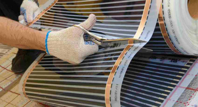 What is infrared film underfloor heating?