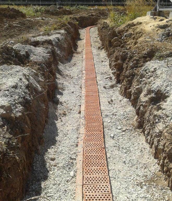 How to lay power cables in the ground