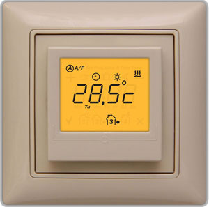 How to connect the floor heating to electricity - wiring diagram