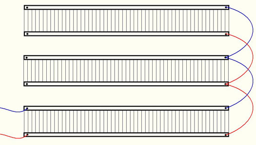 How to connect an electric underfloor heating - connection diagram