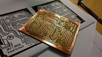 How to make an electronic circuit board at home?