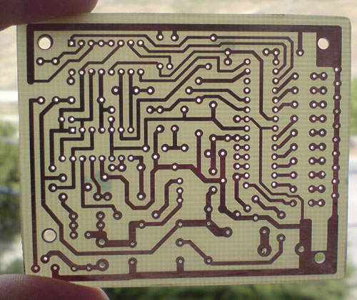 How to make an electronic circuit board at home?