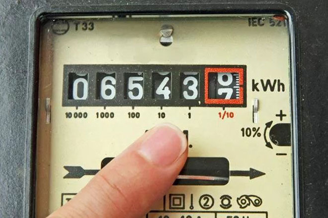 How to properly read an electricity meter?