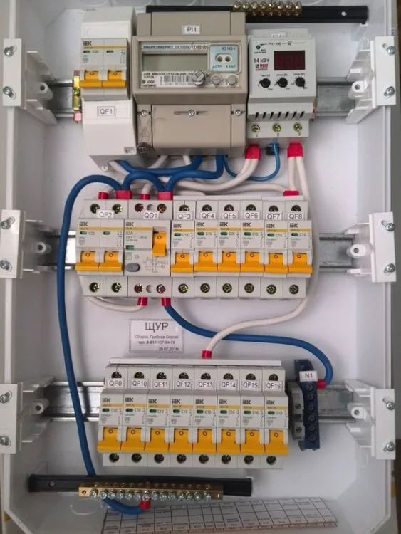How to assemble an electrical distribution box for the apartment