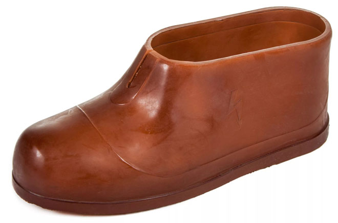 What is the difference between dielectric galoshes and boots, where they are used and how they are verified