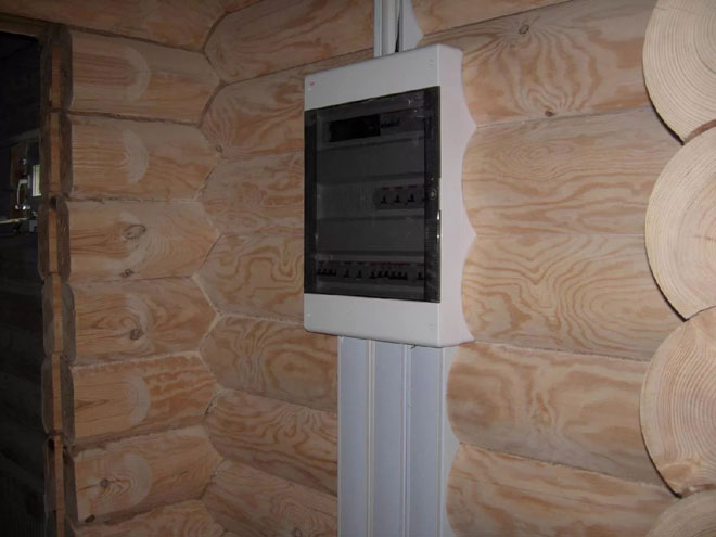 Wiring a wooden house with their own hands - step by step instructions