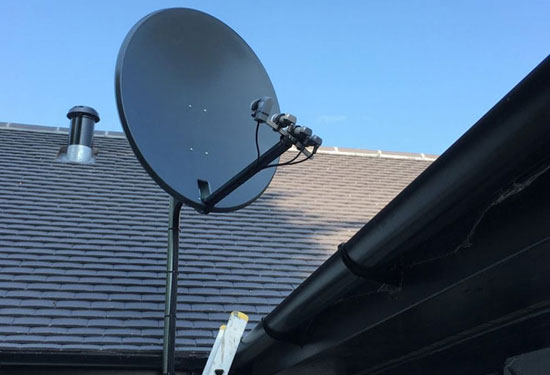 How to install and adjust the satellite dish by yourself?