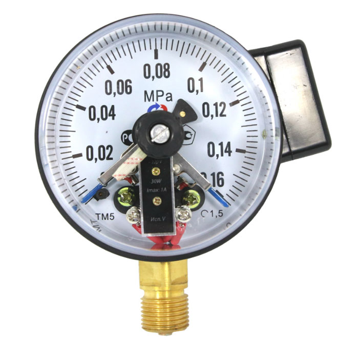 What is an electric contact pressure gauge, purpose, working principle, connection diagram and review of popular models