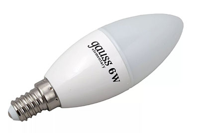 Comparison of the main parameters of led lamps and incandescent lamps, the table of correspondence of power and luminous flux