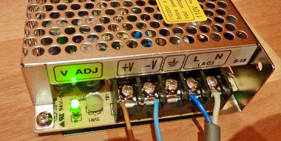 Diagrams for connecting LED tapes to a network of 220 V and ways to connect the tapes with each other