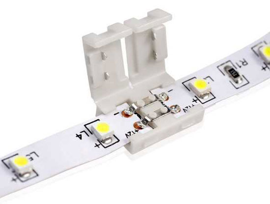 Diagrams for connecting LED tapes to a network of 220 V and ways to connect the tapes with each other