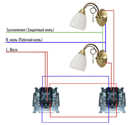 How to connect a loop switch: Lighting control diagrams for two, three or more places