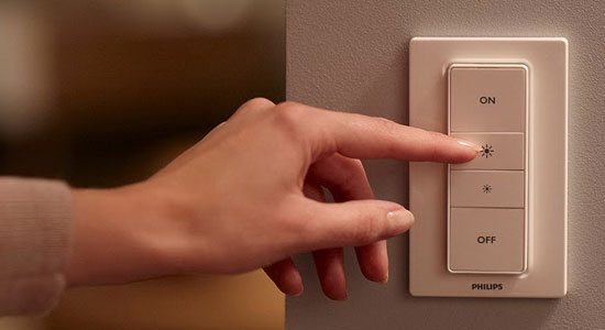 Lighting control diagrams using different types of switches