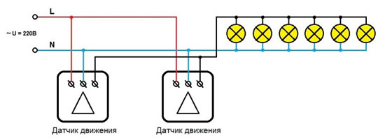 How to connect and configure a motion sensor to control lighting: wiring diagrams and sensor setup