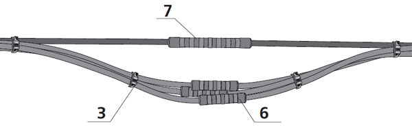 Ways to connect the wire CIP with different cables