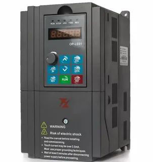 Features and connection diagram of frequency converter to different types of electric motors
