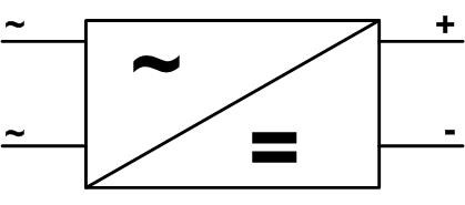 Block diagram of the diode bridge. 