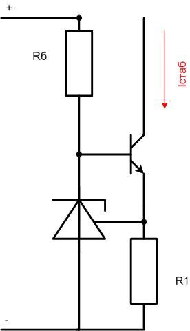 Current regulator on TL431. 