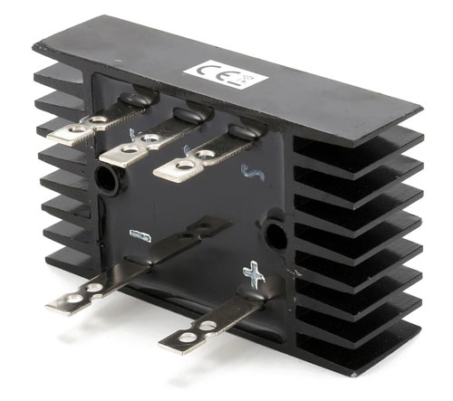 Three phase voltage rectifier. 