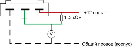 Checking the Hall sensor installed in the non-contact ignition system of the car. 