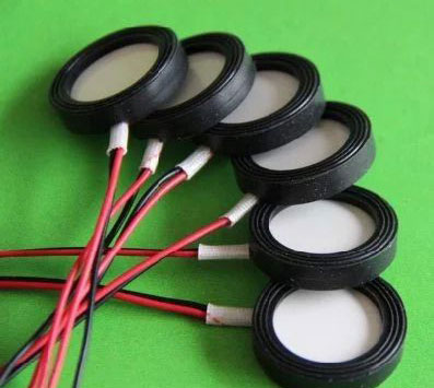 The appearance of the piezo element. 