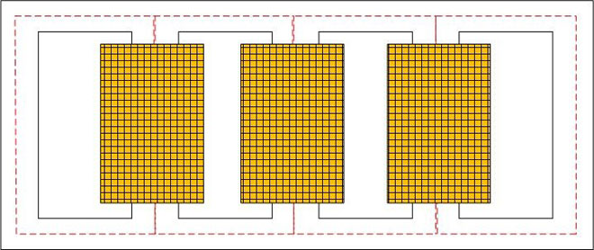 Five-core magnetic cores in a transformer. 